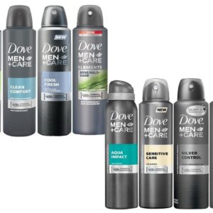 Dove Antiperspirant Spray Deodorant For Men (10-Pack; 150ml) - dealsinretail.com
