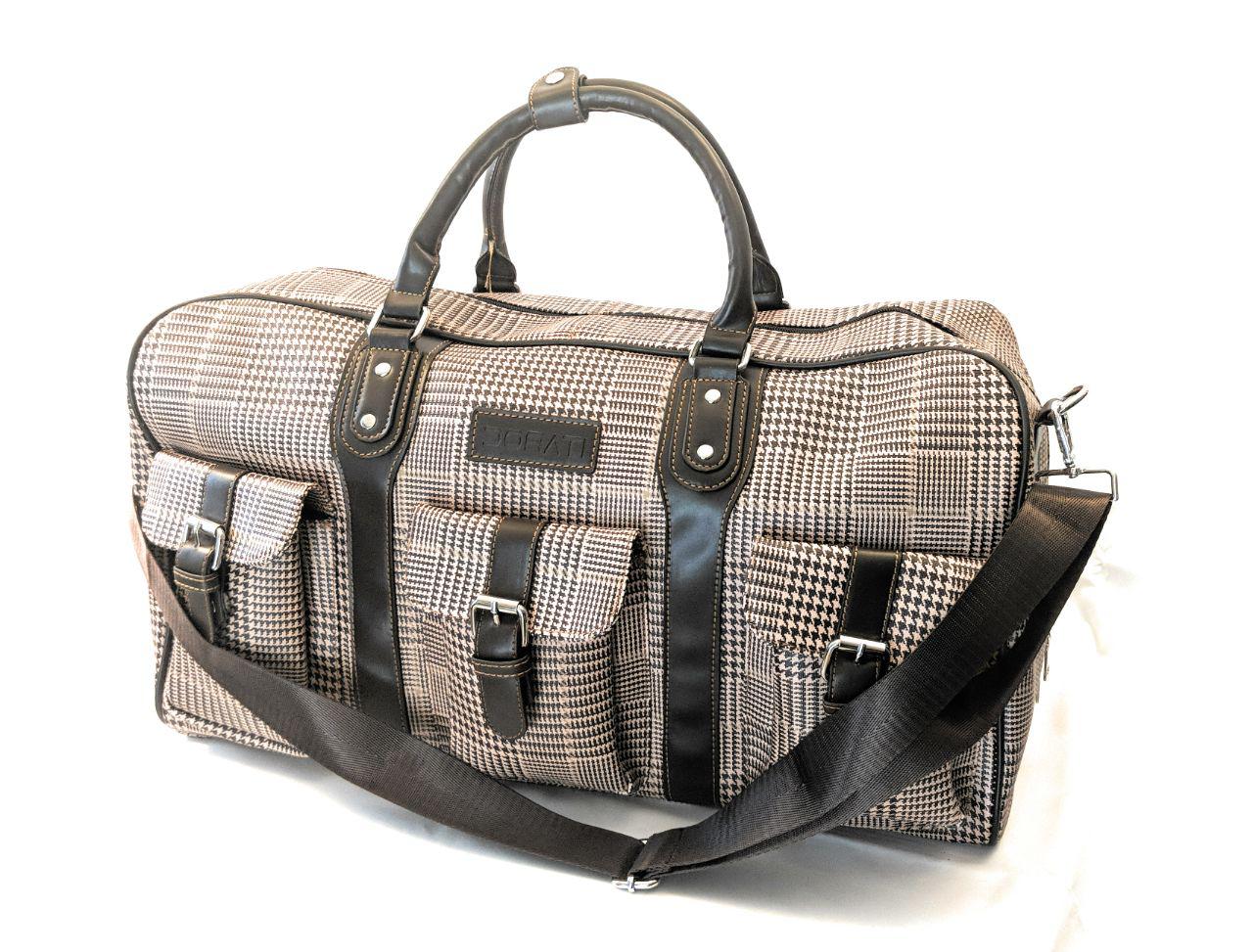 DORATI Fashion Travel Weekender Overnight Duffel Bag Gym Sports Luggage Tote Duffle Bags For Men ...