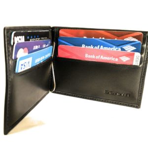 DORATI Stylish New Fashion Minimalist Slim Wallet with Money Clip Finest Genuine Leather Bifold for Men
