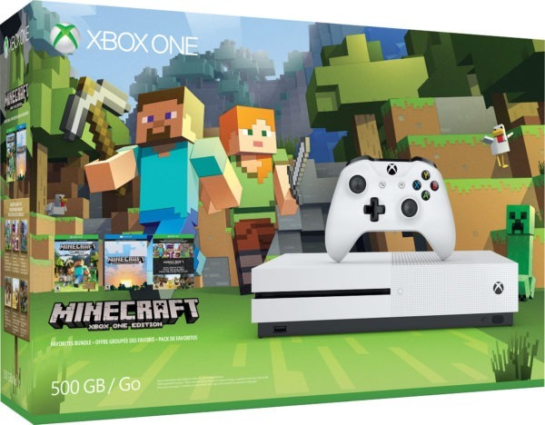 Xbox One S 500GB Console - Minecraft Favorites Bundle - deals in retail